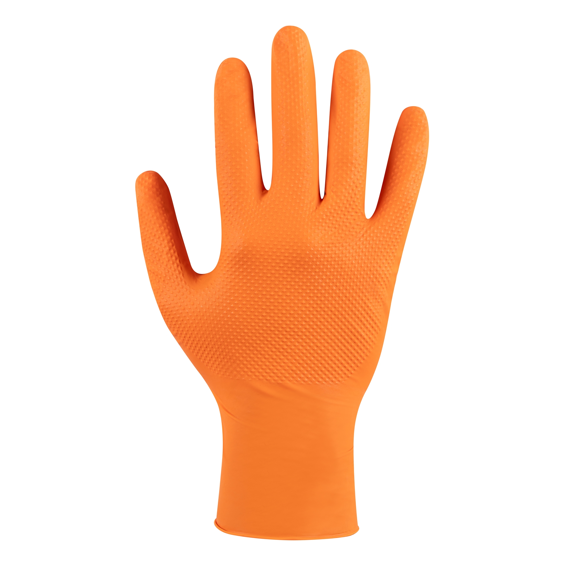 Guante Nitrilo Desechable Naranjo Resistor